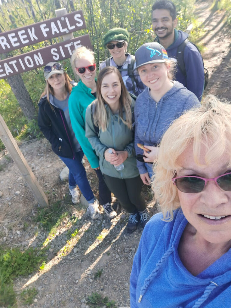 the Vanderhoof Dental team hike